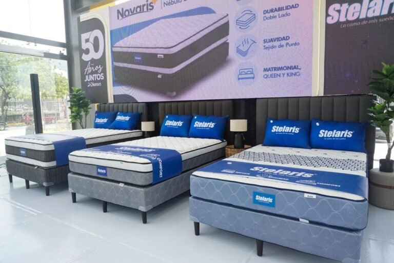 Diunsa y Stelaris presentan la nueva serie de camas Novaris Una nueva propuesta de descanso 