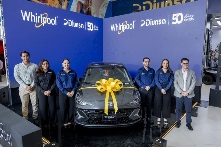 Diunsa y Whirlpool presentan “Whirlpool te da más” y sortean un Hyundai Grand i10 2027